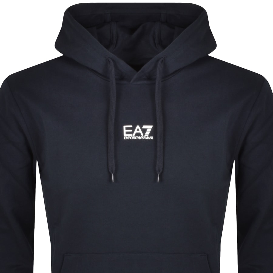 Emporio armani ea7 7 lines reflective large logo hoodie clearance